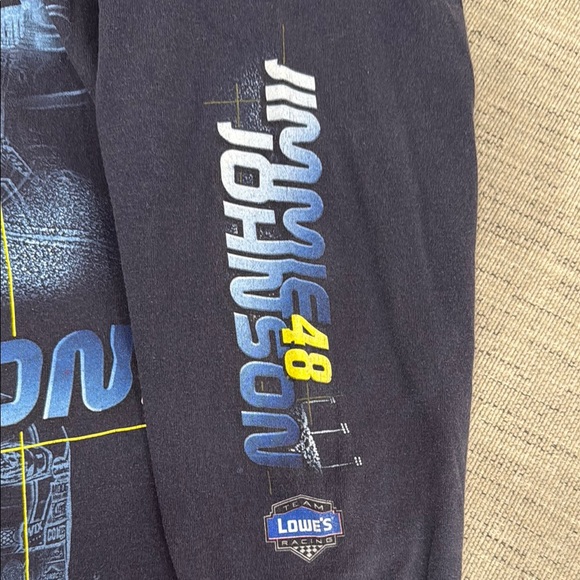 Chase Authentics Black and Blue Jimmie Johnson Long Sleeve Tee - Picture 2 of 5